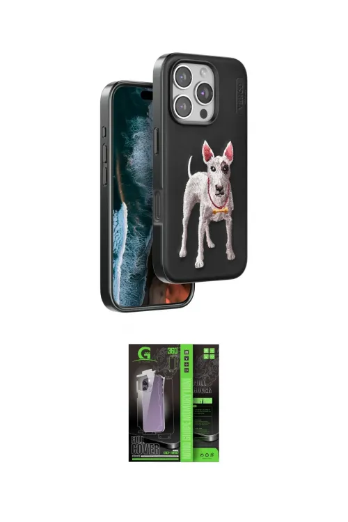ieg™ iPhone 16 Pro Max Kılıf Nova Form Koleksiyonu - Şeffaf 360 Full Body Arka Koruyucu