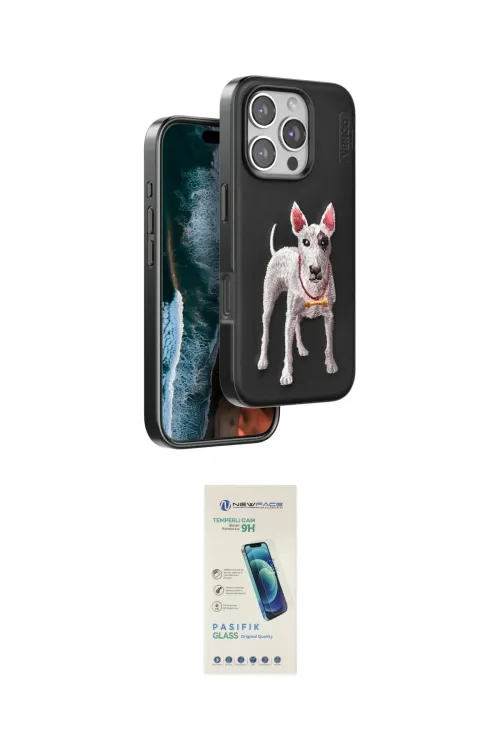 ieg™ iPhone 16 Pro Max Kılıf Nova Form Koleksiyonu - Şeffaf Pasifik Cam Ekran Koruyucu