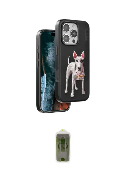 ieg™ iPhone 16 Pro Max Kılıf Nova Form Koleksiyonu - Siyah Joko Magic 5D Hayalet Cam