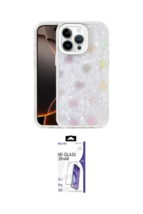 ieg™ iPhone 16 Pro Max Kılıf Odak Prime - Siyah Bilvis 3X AR HD Cam Ekran Koruyucu