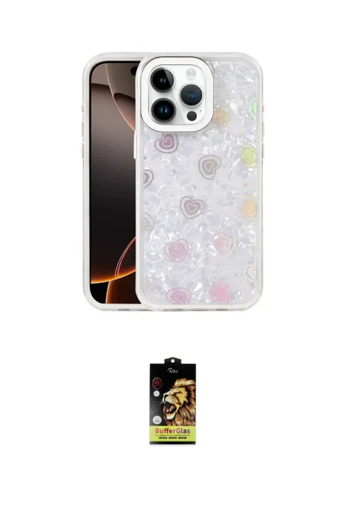 ieg™ iPhone 16 Pro Max Kılıf Odak Prime - Siyah Buffer Cam Ekran Koruyucu