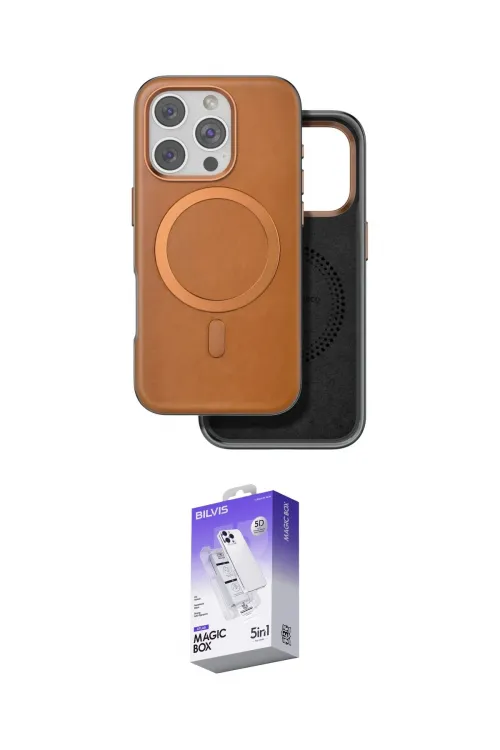 ieg™ iPhone 16 Pro Max Kılıf Pusula Işık Koleksiyonu - Siyah Bilvis 5in1 3D Magic Cam Ekran Koruyucu