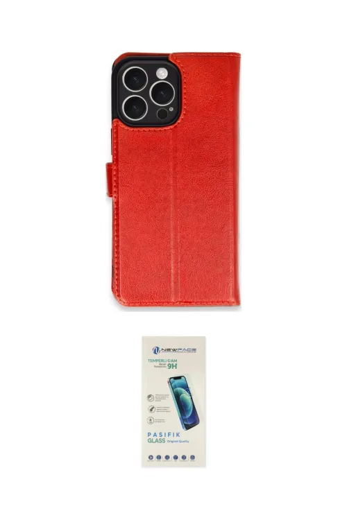 ieg™ iPhone 16 Pro Max Kılıf Siluet Işık Serisi - Şeffaf Pasifik Cam Ekran Koruyucu
