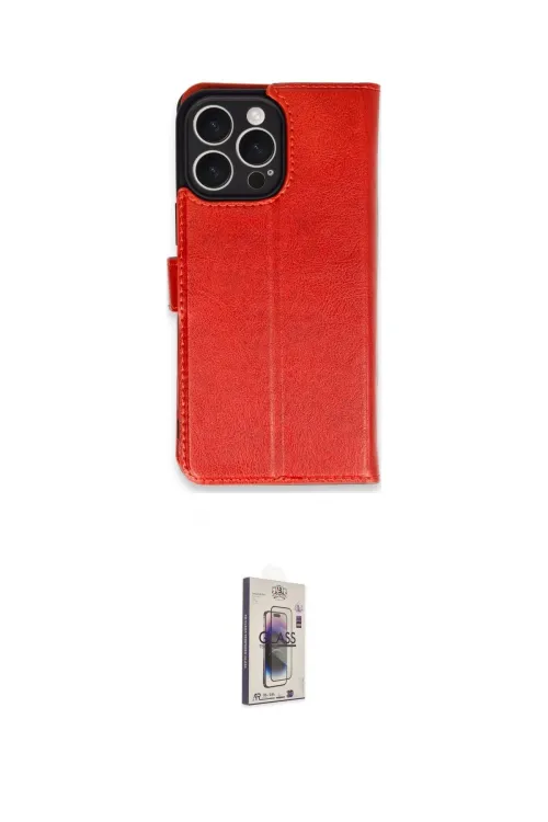 ieg™ iPhone 16 Pro Max Kılıf Siluet Işık Serisi - Siyah Bilvis 3D Cam Ekran Koruyucu