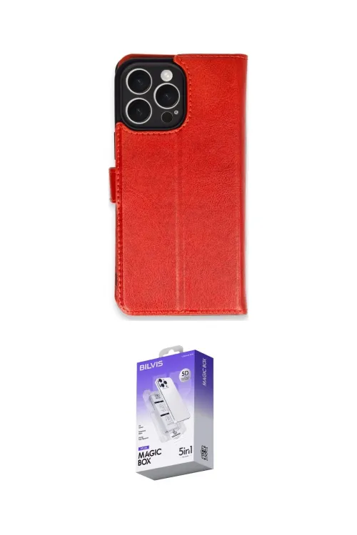 ieg™ iPhone 16 Pro Max Kılıf Siluet Işık Serisi - Siyah Bilvis 5in1 3D Magic Cam Ekran Koruyucu