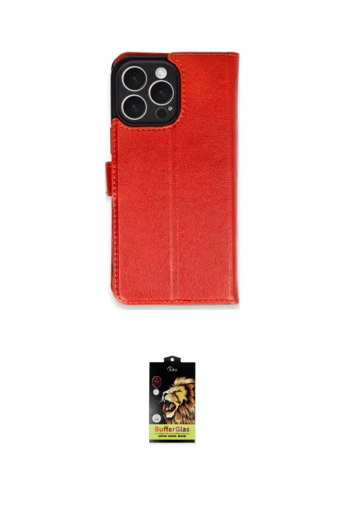ieg™ iPhone 16 Pro Max Kılıf Siluet Işık Serisi - Siyah Buffer Cam Ekran Koruyucu