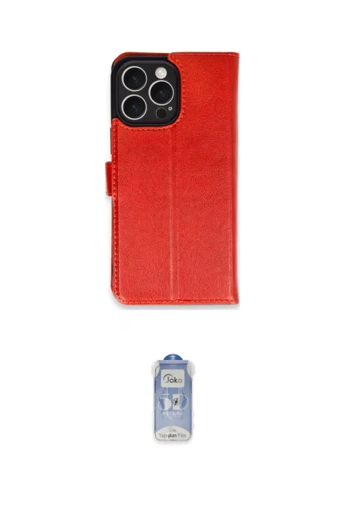 ieg™ iPhone 16 Pro Max Kılıf Siluet Işık Serisi - Siyah Joko Magic 5D Cam