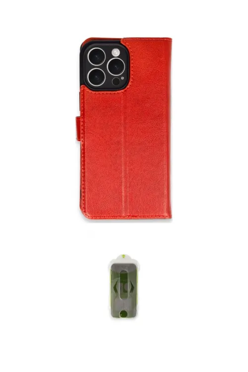 ieg™ iPhone 16 Pro Max Kılıf Siluet Işık Serisi - Siyah Joko Magic 5D Hayalet Cam