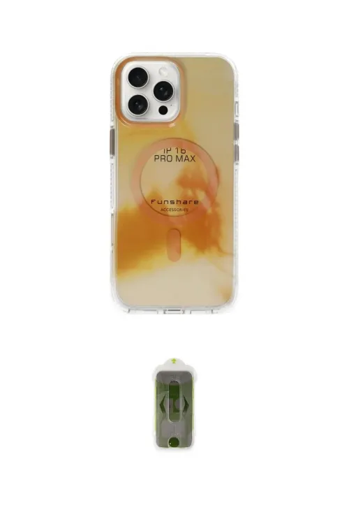 ieg™ iPhone 16 Pro Max Kılıf Ufuk Doku Prime - Siyah Joko Magic 5D Hayalet Cam
