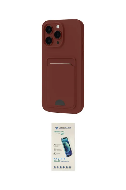 ieg™ iPhone 16 Pro Max Kılıf Vadi Çizgi Prime - Şeffaf Pasifik Cam Ekran Koruyucu