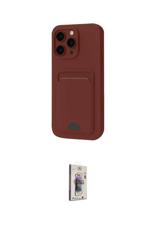 ieg™ iPhone 16 Pro Max Kılıf Vadi Çizgi Prime - Siyah Bilvis 3D Cam Ekran Koruyucu