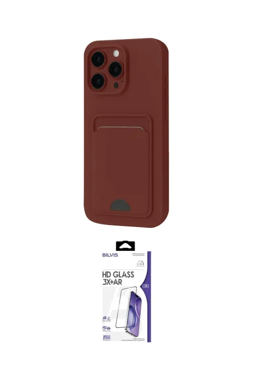 ieg™ iPhone 16 Pro Max Kılıf Vadi Çizgi Prime - Siyah Bilvis 3X AR HD Cam Ekran Koruyucu
