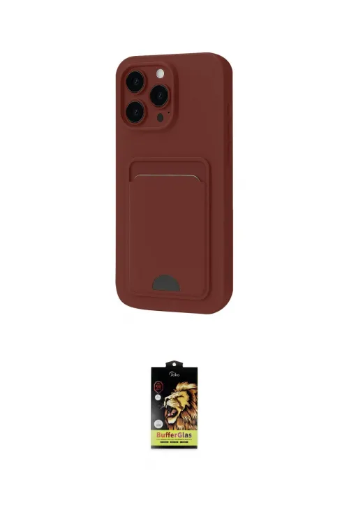 ieg™ iPhone 16 Pro Max Kılıf Vadi Çizgi Prime - Siyah Buffer Cam Ekran Koruyucu