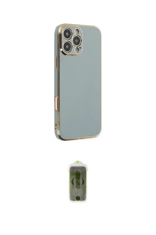 ieg™ iPhone 16 Pro Max Kılıf Yankı Serisi - Siyah Joko Magic 5D Hayalet Cam
