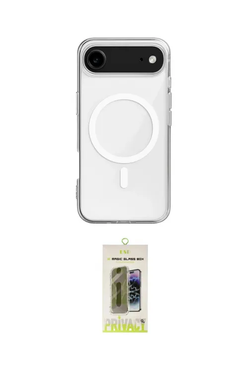 ieg™ iPhone 17 Air Kılıf Ahenk Yansıma Prime - Siyah Joko Magic 5D Hayalet Cam