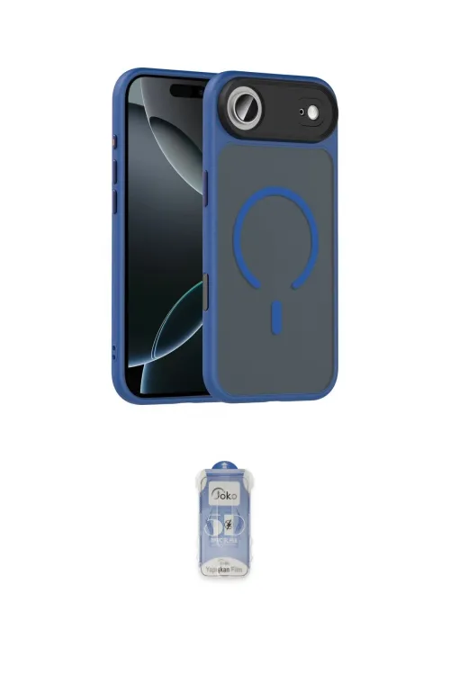 ieg™ iPhone 17 Air Kılıf Doruk Form Serisi - Siyah Joko Magic 5D Cam