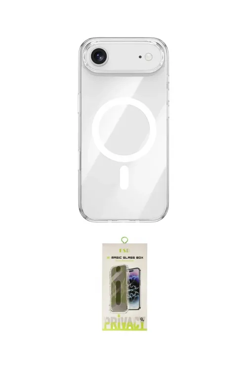 ieg™ iPhone 17 Air Kılıf Kutup Klasik Serisi - Siyah Joko Magic 5D Hayalet Cam