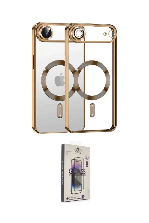 ieg™ iPhone 17 Air Kılıf Nova Işık Özel Seri - Siyah Bilvis 3D Cam Ekran Koruyucu