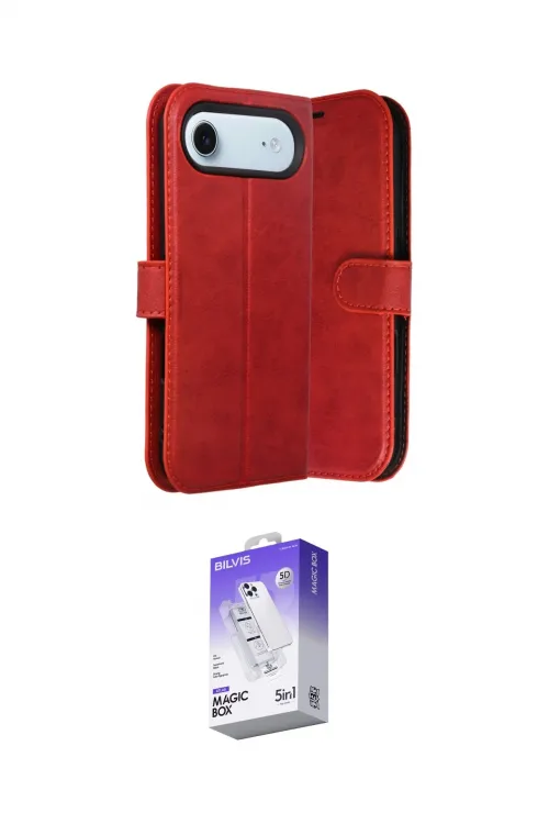 ieg™ iPhone 17 Air Kılıf Siluet Işık Serisi - Siyah Bilvis 5in1 3D Magic Cam Ekran Koruyucu