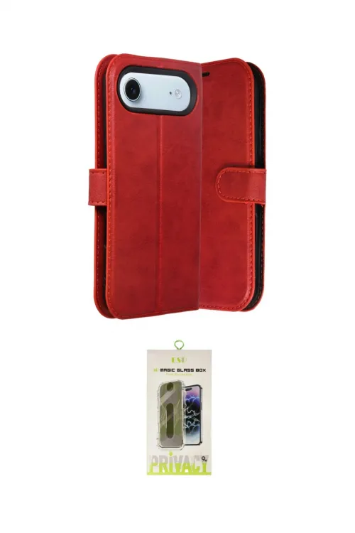 ieg™ iPhone 17 Air Kılıf Siluet Işık Serisi - Siyah Joko Magic 5D Hayalet Cam