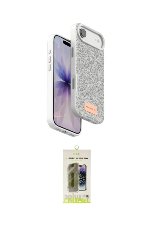 ieg™ iPhone 17 Air Kılıf Vadi Klasik Serisi - Siyah Joko Magic 5D Hayalet Cam