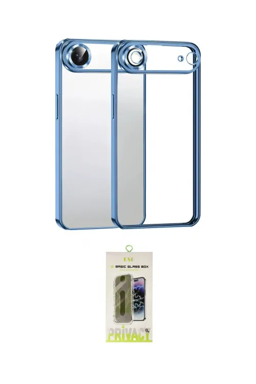 ieg™ iPhone 17 Air Kılıf Vadi Minimal - Siyah Joko Magic 5D Hayalet Cam