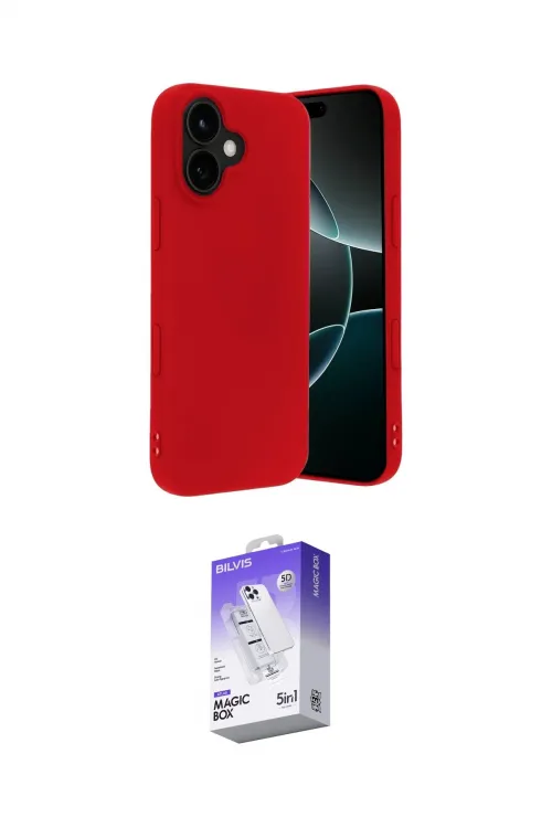 ieg™ iPhone 17 Kılıf Ahenk Serisi - Siyah Bilvis 5in1 3D Magic Cam Ekran Koruyucu