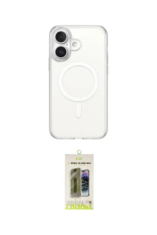 ieg™ iPhone 17 Kılıf Ahenk Yansıma Prime - Siyah Joko Magic 5D Hayalet Cam