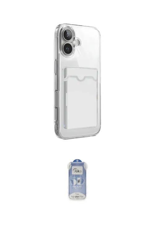ieg™ iPhone 17 Kılıf Doruk Klasik Koleksiyonu - Siyah Joko Magic 5D Cam