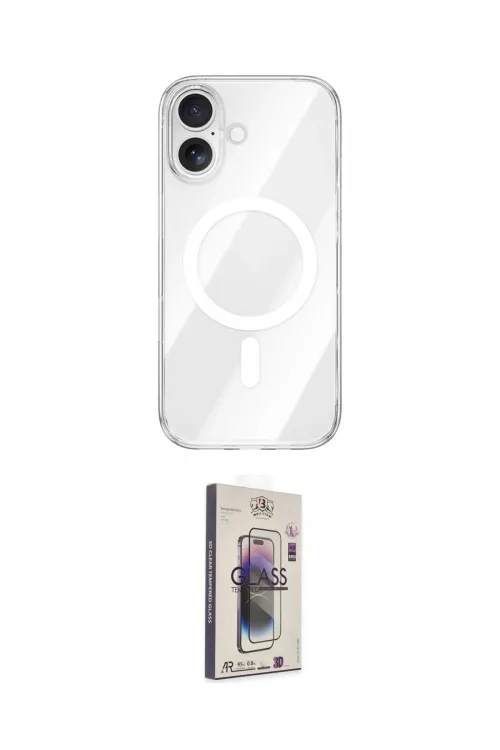 ieg™ iPhone 17 Kılıf Kutup Klasik Serisi - Siyah Bilvis 3D Cam Ekran Koruyucu