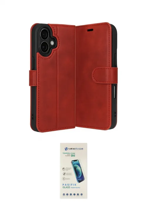 ieg™ iPhone 17 Kılıf Siluet Işık Serisi - Şeffaf Pasifik Cam Ekran Koruyucu