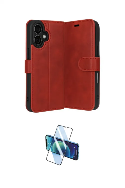 ieg™ iPhone 17 Kılıf Siluet Işık Serisi - Siyah 3D Antistatik Cam Ekran Koruyucu