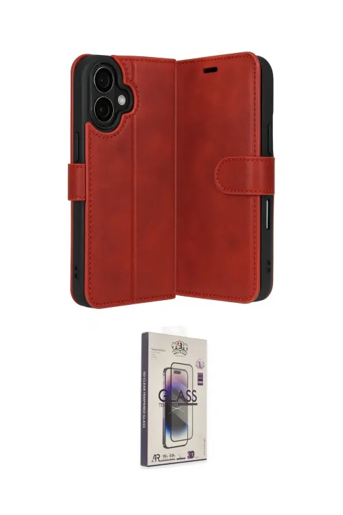 ieg™ iPhone 17 Kılıf Siluet Işık Serisi - Siyah Bilvis 3D Cam Ekran Koruyucu