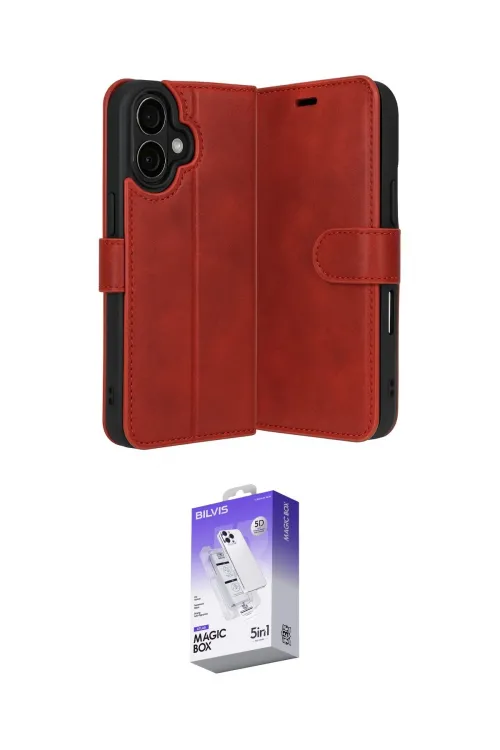 ieg™ iPhone 17 Kılıf Siluet Işık Serisi - Siyah Bilvis 5in1 3D Magic Cam Ekran Koruyucu