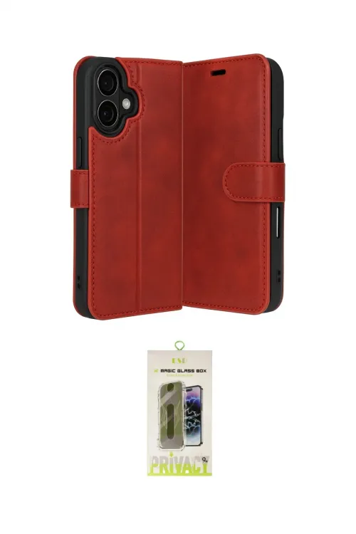 ieg™ iPhone 17 Kılıf Siluet Işık Serisi - Siyah Joko Magic 5D Hayalet Cam