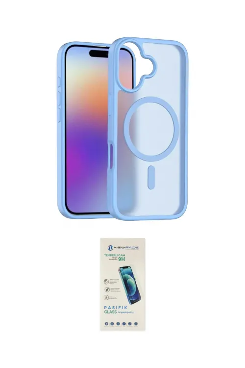 ieg™ iPhone 17 Kılıf Siluet Minimal Prime - Şeffaf Pasifik Cam Ekran Koruyucu