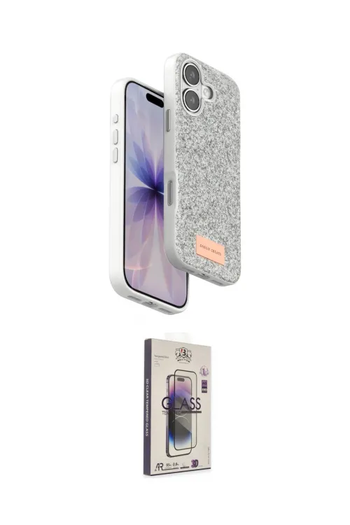 ieg™ iPhone 17 Kılıf Vadi Klasik Serisi - Siyah Bilvis 3D Cam Ekran Koruyucu