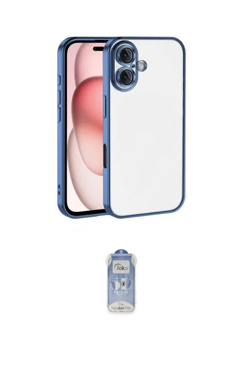 ieg™ iPhone 17 Kılıf Vadi Minimal - Siyah Joko Magic 5D Cam
