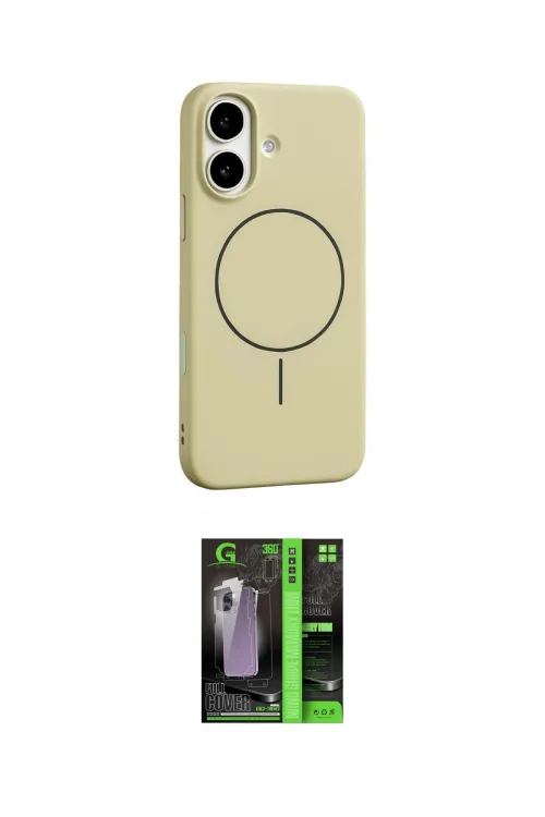 ieg™ iPhone 17 Kılıf Yankı Form Serisi - Şeffaf 360 Full Body Arka Koruyucu