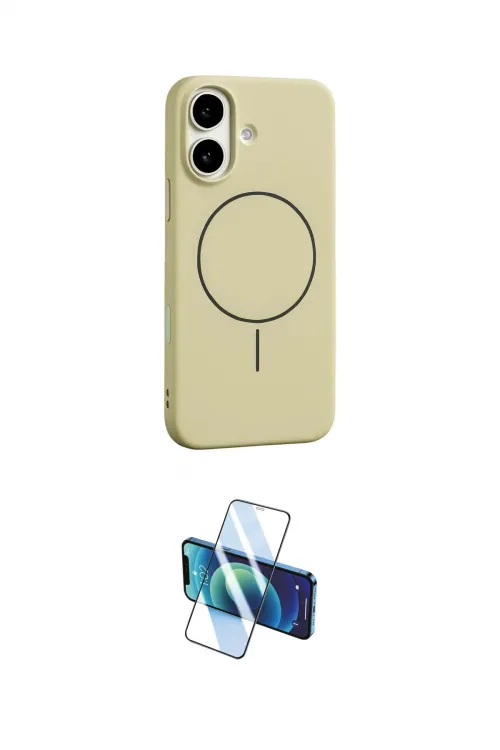 ieg™ iPhone 17 Kılıf Yankı Form Serisi - Siyah 3D Antistatik Cam Ekran Koruyucu