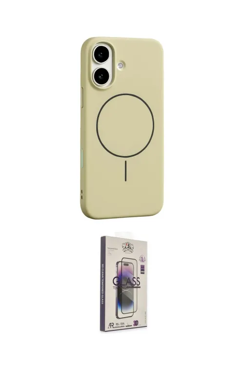 ieg™ iPhone 17 Kılıf Yankı Form Serisi - Siyah Bilvis 3D Cam Ekran Koruyucu