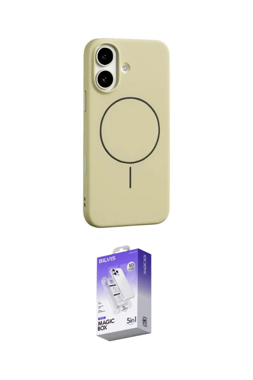 ieg™ iPhone 17 Kılıf Yankı Form Serisi - Siyah Bilvis 5in1 3D Magic Cam Ekran Koruyucu