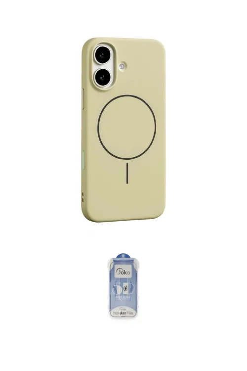 ieg™ iPhone 17 Kılıf Yankı Form Serisi - Siyah Joko Magic 5D Cam