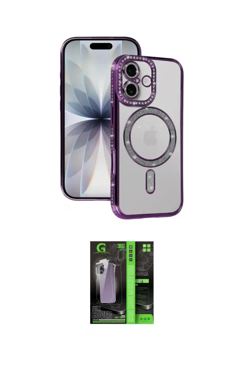 ieg™ iPhone 17 Kılıf Zirve Doku Prime - Şeffaf 360 Full Body Arka Koruyucu
