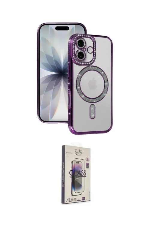 ieg™ iPhone 17 Kılıf Zirve Doku Prime - Siyah Bilvis 3D Cam Ekran Koruyucu