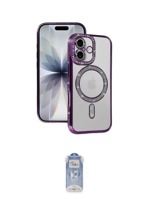 ieg™ iPhone 17 Kılıf Zirve Doku Prime - Siyah Joko Magic 5D Cam