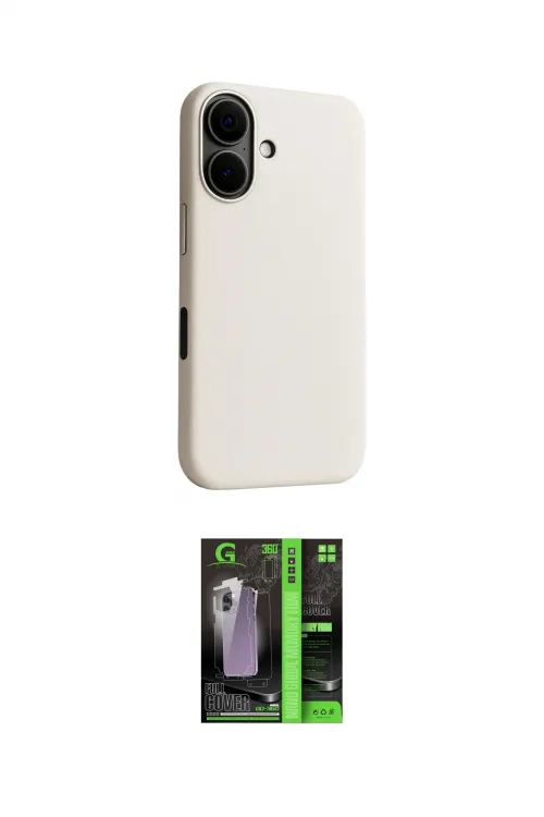 ieg™ iPhone 17 Kılıf Zirve Modern Prime - Siyah 360 Mat Full Body Arka Koruyucu