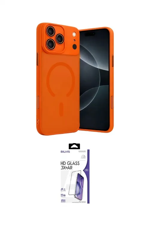 ieg™ iPhone 17 Pro Kılıf Çekirdek Klasik Özel Seri - Siyah Bilvis 3X AR HD Cam Ekran Koruyucu