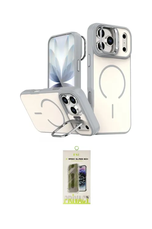 ieg™ iPhone 17 Pro Kılıf Çekirdek Klasik - Siyah Joko Magic 5D Hayalet Cam
