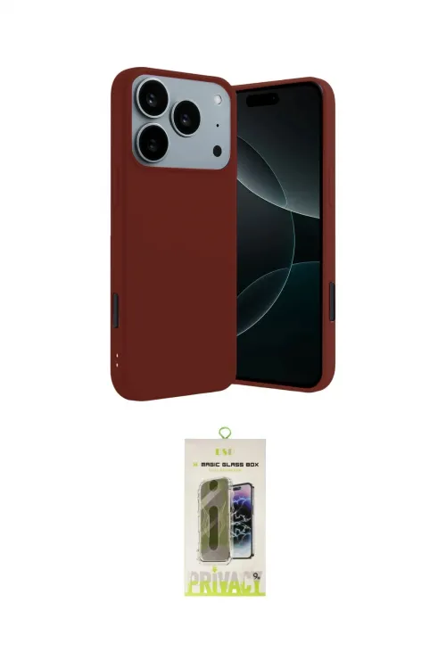 ieg™ iPhone 17 Pro Kılıf Kozmos Yansıma Özel Seri - Siyah Joko Magic 5D Hayalet Cam